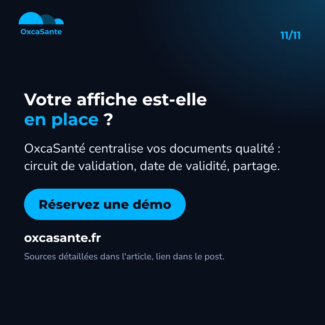 Slide 11 du carrousel : votre affiche est-elle en place, réserver une démo