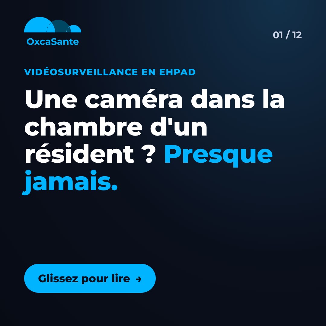 Slide 1 du carrousel : une caméra dans la chambre d'un résident, presque jamais