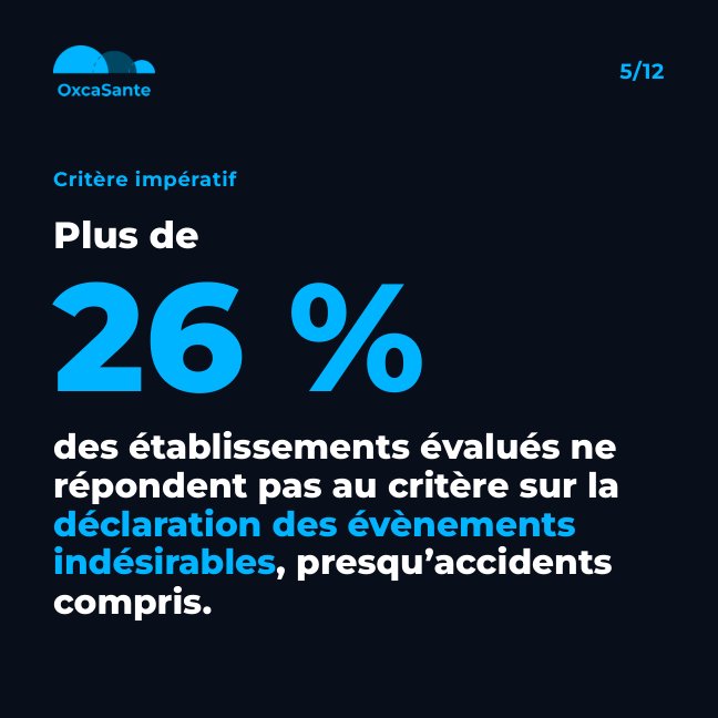 Slide du carrousel&nbsp;: plus de 26 % des établissements ne répondent pas au critère impératif sur la déclaration des évènements indésirables