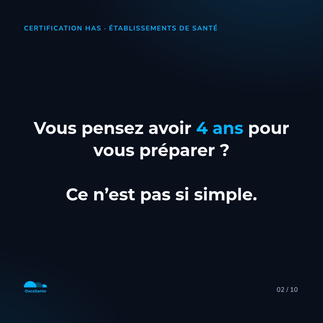 Slide 2 du carrousel : vous pensez avoir 4 ans pour vous préparer, ce n'est pas si simple