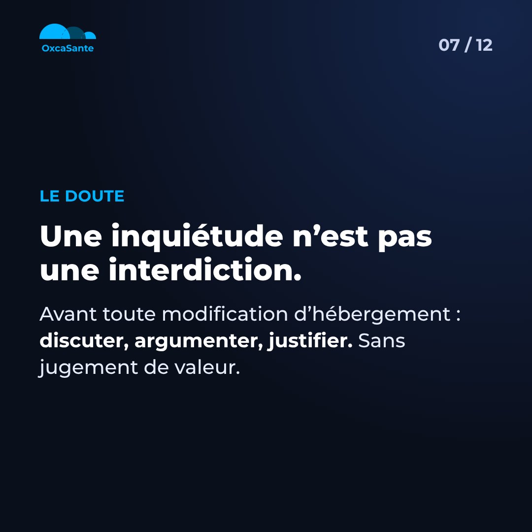 Slide 7 du carrousel&nbsp;: une inquiétude n'est pas une interdiction, discuter, argumenter, justifier