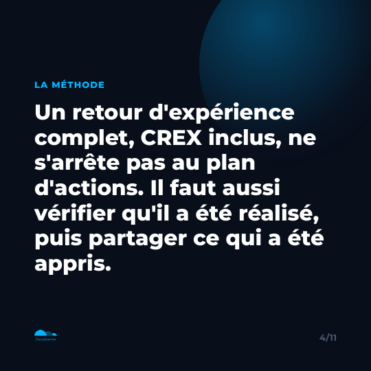 Slide du carrousel&nbsp;: un retour d'expérience ne s'arrête pas au plan d'actions