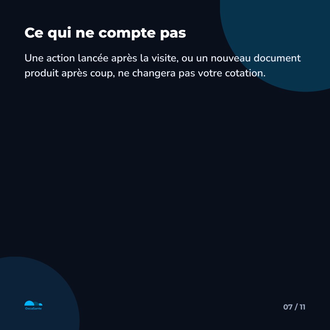 Slide du carrousel&nbsp;: une action lancée après la visite ne change pas la cotation