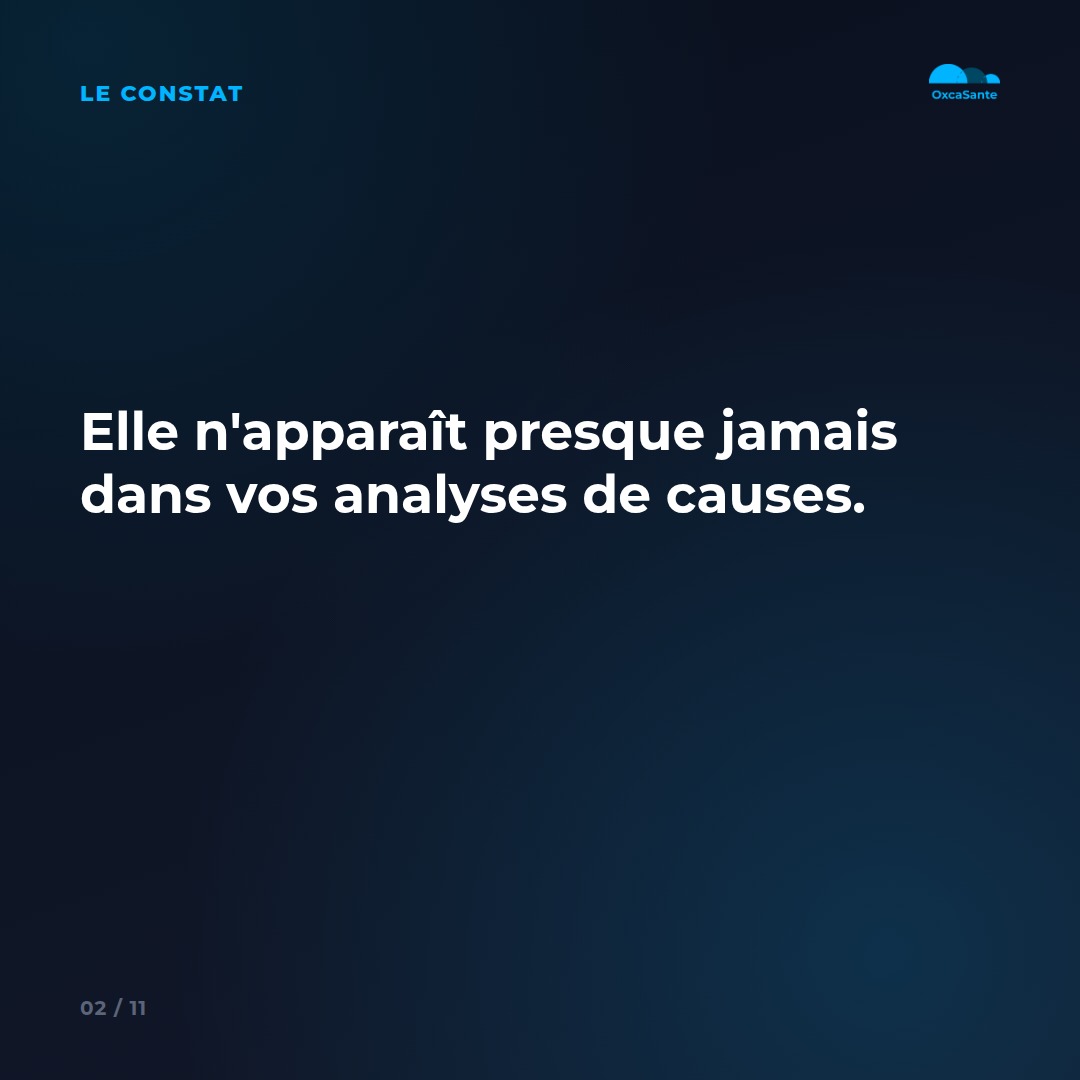 Slide du carrousel : elle n'apparaît presque jamais dans vos analyses de causes