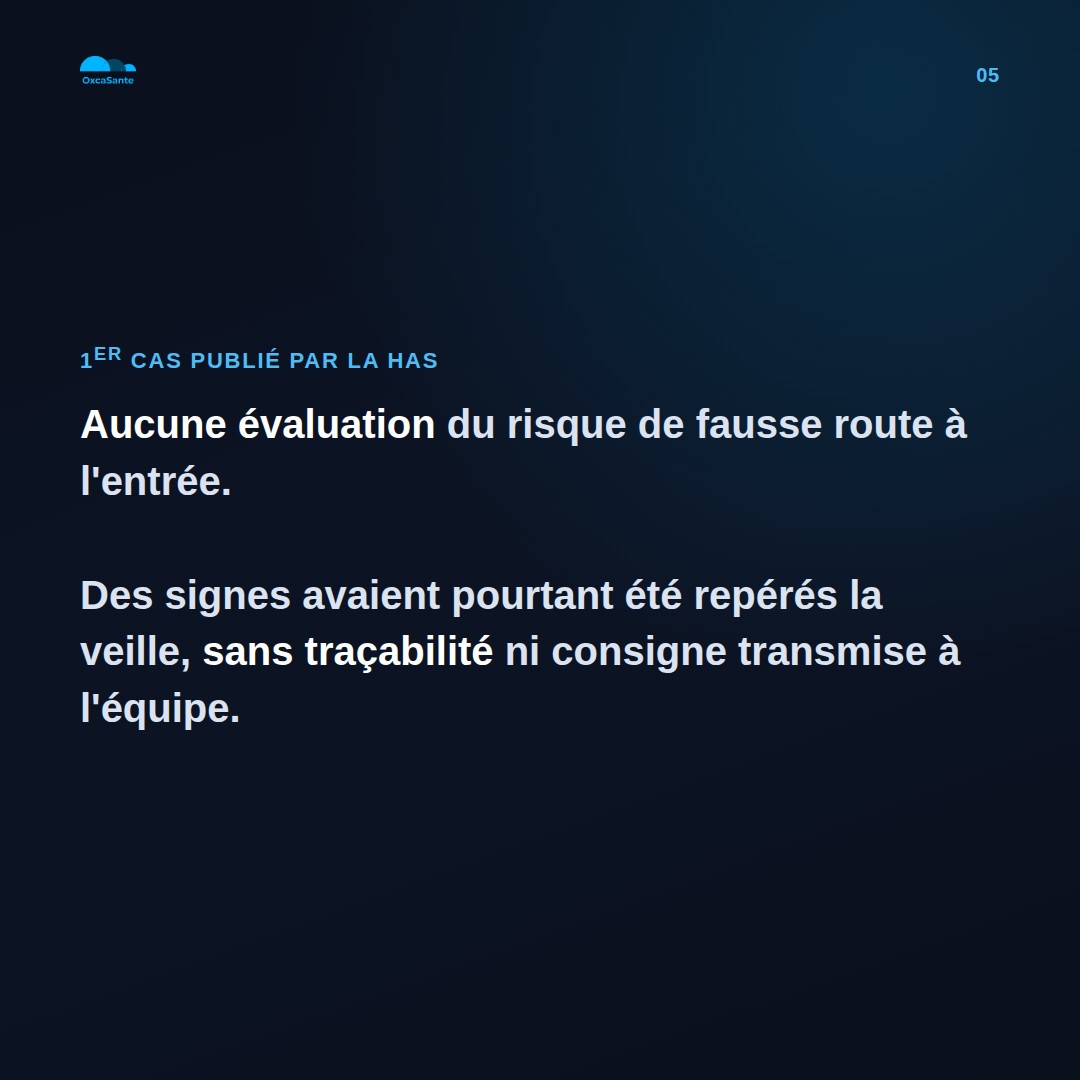 Slide du carrousel : aucune évaluation du risque à l'entrée, des signes repérés la veille sans traçabilité