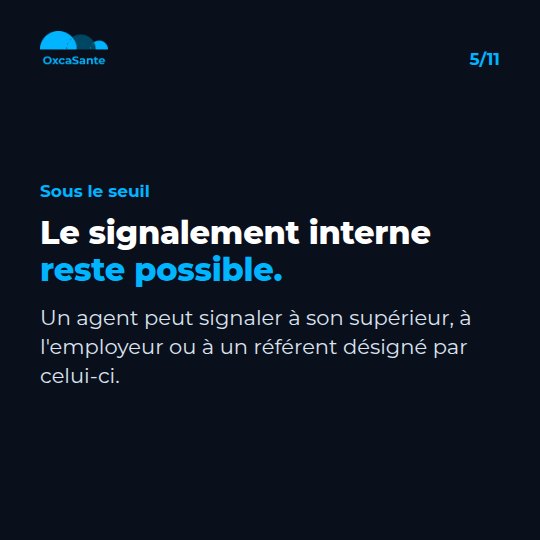 Slide du carrousel&nbsp;: le signalement interne reste possible, à son supérieur, à l'employeur ou à un référent désigné