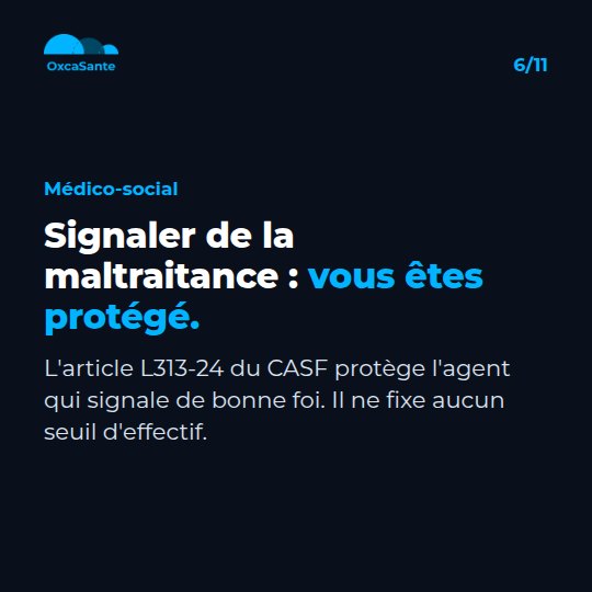 Slide du carrousel&nbsp;: signaler de la maltraitance, l'article L313-24 du CASF protège l'agent qui signale de bonne foi