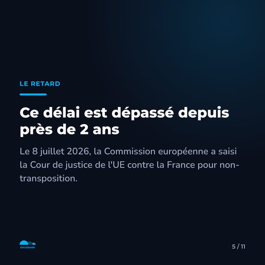Slide du carrousel&nbsp;: ce délai est dépassé depuis près de 2 ans