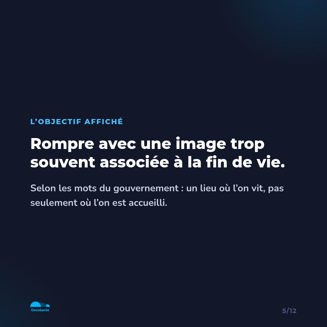 Slide 5 du carrousel : rompre avec une image trop souvent associée à la fin de vie