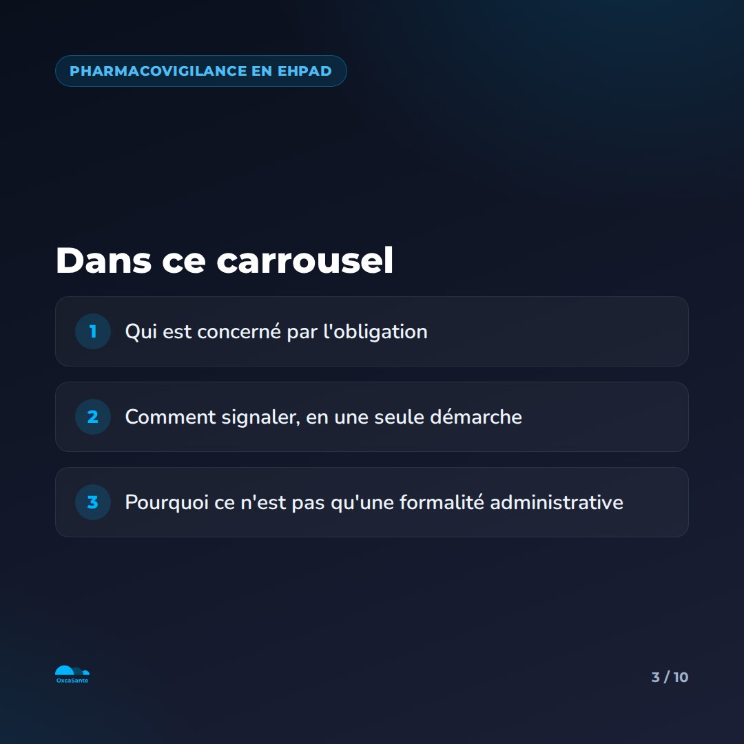 Slide 3 du carrousel : qui est concerné, comment signaler, et pourquoi ce n'est pas qu'une formalité