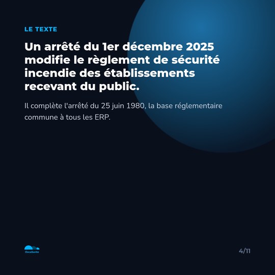 Slide du carrousel&nbsp;: un arrêté du 1er décembre 2025 modifie le règlement de sécurité incendie des ERP