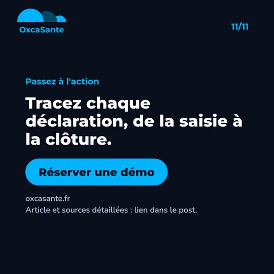 Slide 11 du carrousel : tracez chaque déclaration de la saisie à la clôture, réserver une démo