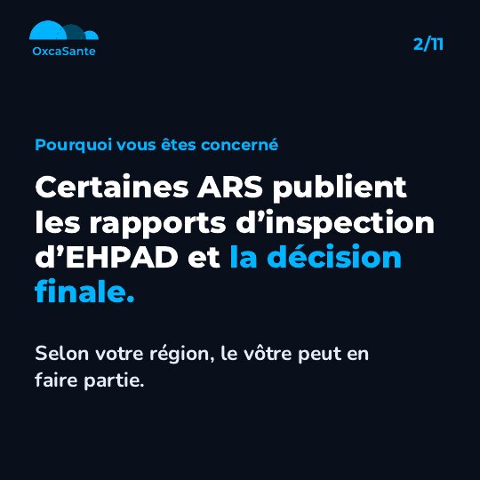Slide du carrousel&nbsp;: certaines ARS publient les rapports d'inspection d'EHPAD et la décision finale