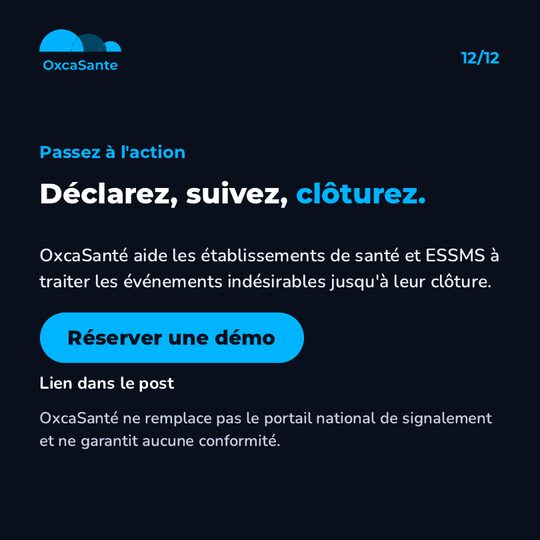 Slide du carrousel&nbsp;: déclarez, suivez, clôturez, réserver une démo