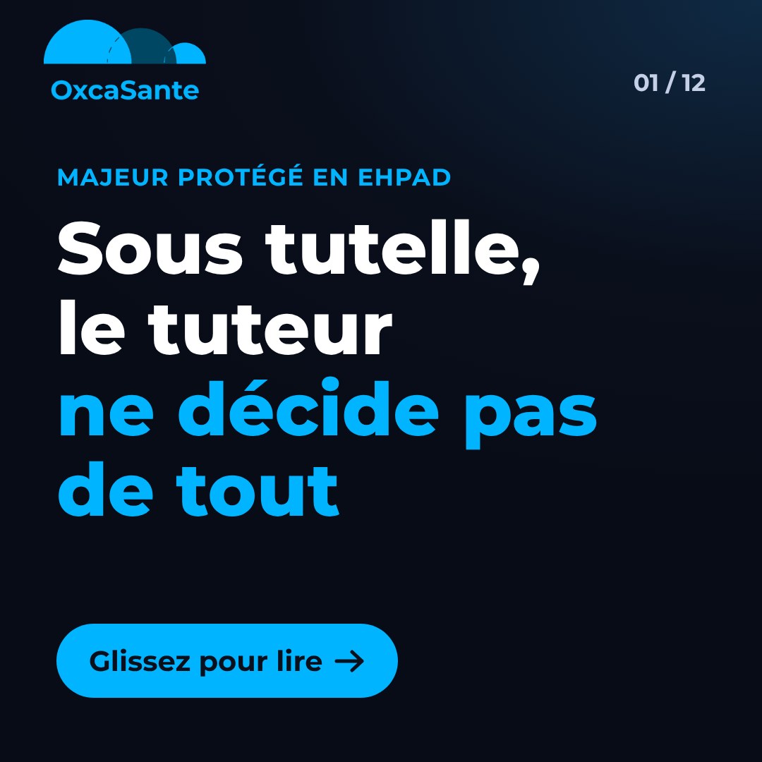 Slide 1 du carrousel : sous tutelle, le tuteur ne décide pas de tout, majeur protégé en EHPAD